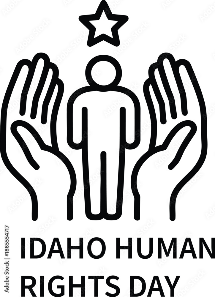 Obraz premium Idaho human rights day: celebrating equality and dignity for all