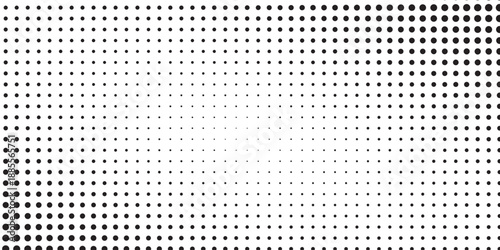 Wave halftone pattern. Halftone dots background. Vector