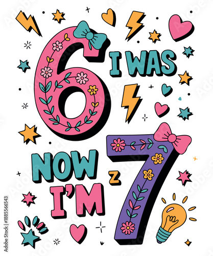 6 Was Lit Now I’m 7 Birthday SVG