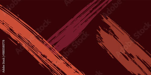 Abstract Grunge Background with Orange and Red Gradient Brushstrokes and modern style composition