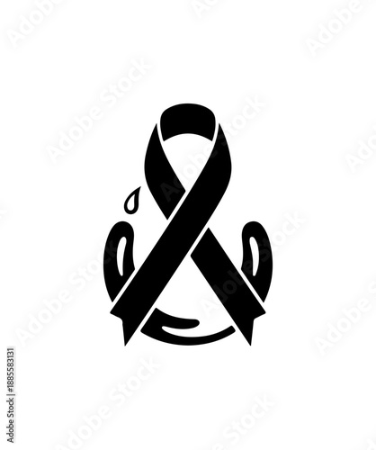 Awareness Ribbon for Cancer Support
