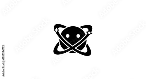 Black Ninja Logo Design.