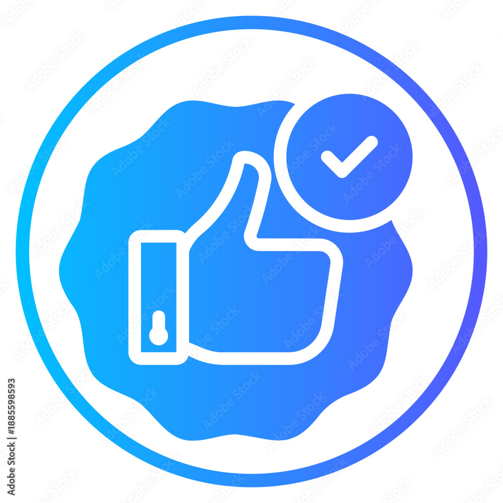 Obraz premium quality gradient icon