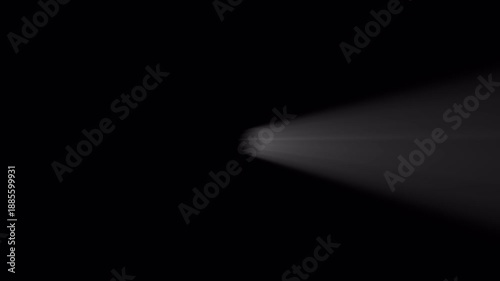 Abstract white starburst lens flare loop featuring bright radial light rays alpha channel effect 4K UHD