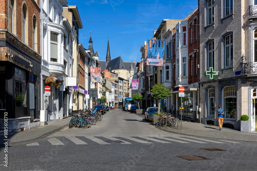 Foto Old street in Mechelen, Belgium