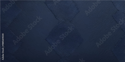 A macro shot of rain drops on a dark blue jeans textile surface featuring a grunge fabric texture and gray patterned backdrop