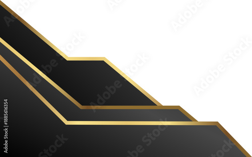 Modern luxury black gold abstract background