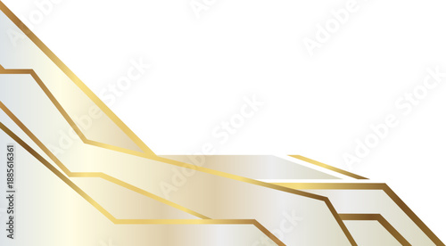 Luxury Gold Wave Pattern Background
