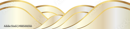 Premium Abstract Gold Curve Pattern