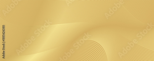 Contemporary technology cover design set. Luxury gold background line pattern (guilloche curves). Premium golden vector tech backdrop for business template, digital certificate