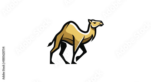 Stylized illustration of a camel