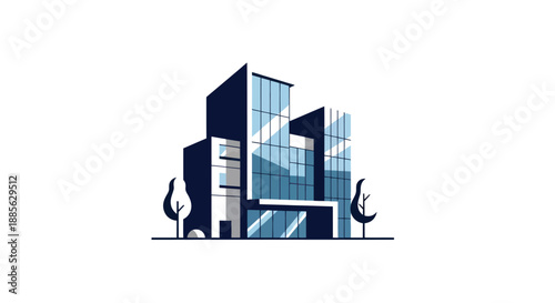 Modern building complex