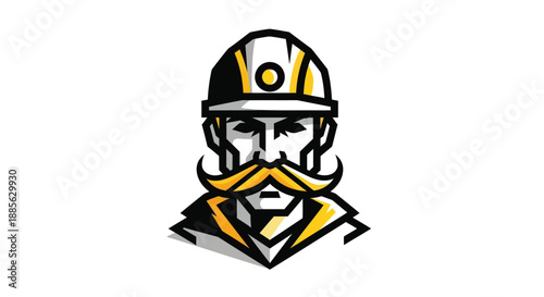 Graphic depiction of a miner