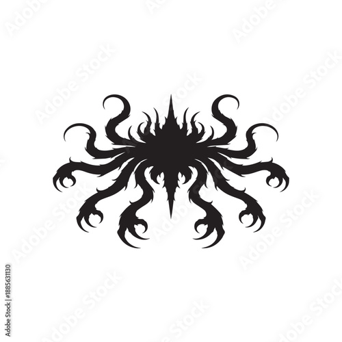 Demogorgon hunter design for t shirts mugs crafts, Upside down svg, Eleven Svg, The upside down PNG, Demogorgon svg, Demogorgon hunter design transparent.