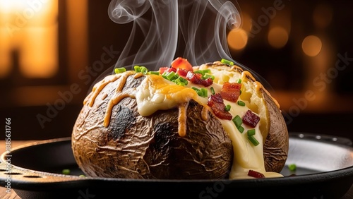 Freshly baked savory swirl bread with herbs and tomatoes on dark plate