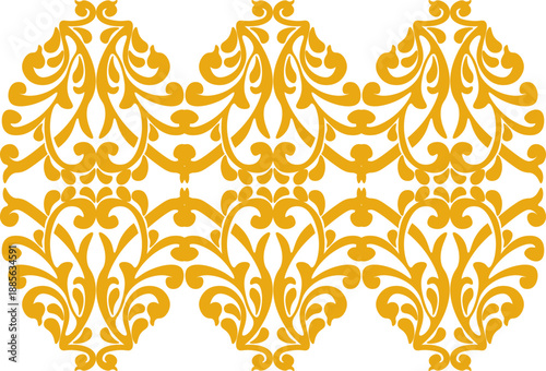 Floral pattern. wood carving pattern