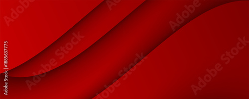 Abstract red background. Dynamic sound wave. Design element. Vector illustration