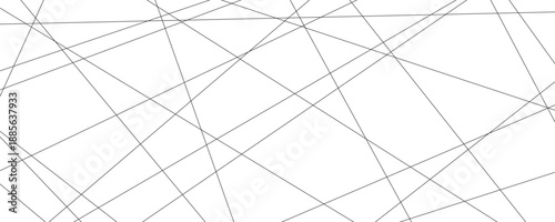 Random geometric line pattern on a transparent background. Random line low poly pattern. abstract seamless line vector. Random chaotic lines abstract geometric patterns of modern design.
