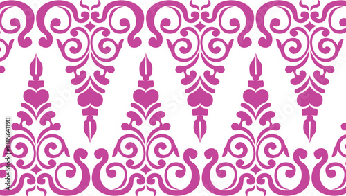 Floral pattern. wood carving pattern