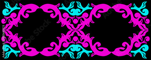 Floral pattern. wood carving pattern