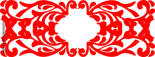 Floral pattern. wood carving pattern