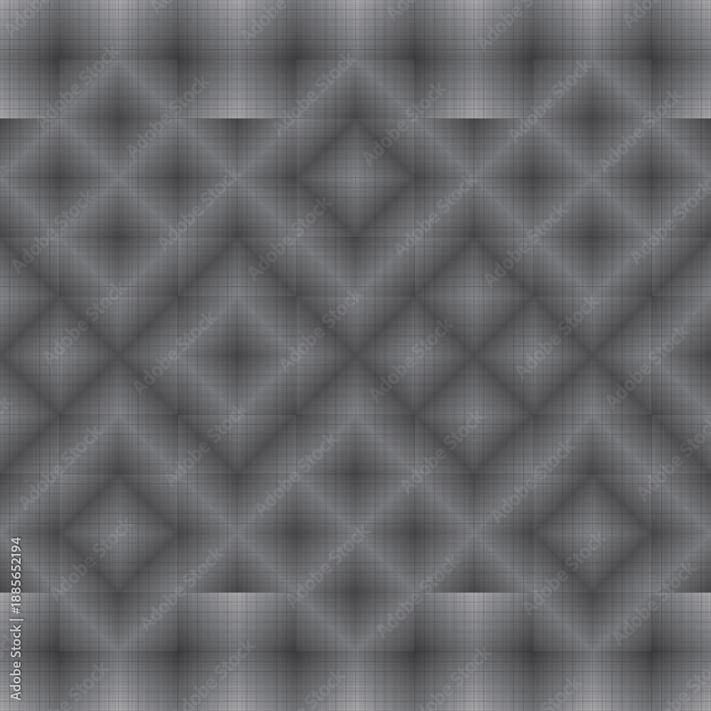 Fototapeta premium black and white square mosaic seamless pattern vector illustration
