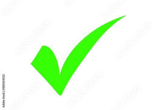 Green Checkmark Icon in Simple Design with Bright Green Color on White Background for Approval Symbol Free Download Green Checkmark Icon in Simple Design with Bright Green Color on White Background for Approval Symbol - GFXLoad