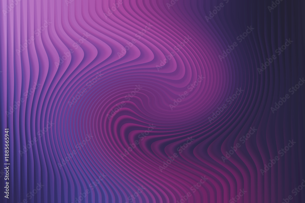 Obraz premium Abstract swirling lines in shades of purple and blue create a hypnotic effect
