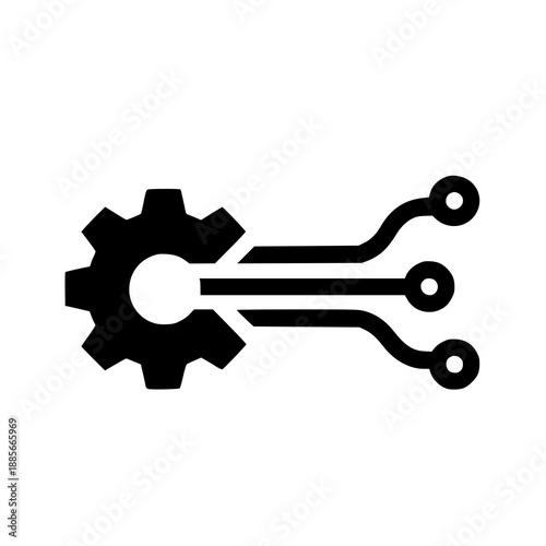 Modern technology integration with gear and circuit design
