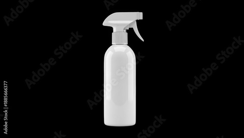 White plastic spray bottle