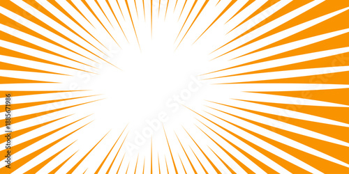 Sun Rays or Explosion Boom for Comic Books Radial Background Vector. Radius Cartoon Pattern Abstract Background. Multicolored colorfull manga. 
