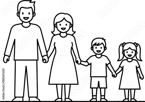 Family line art icon