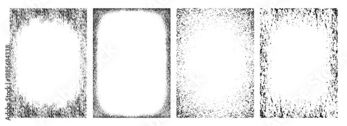 Subtle halftone urban vector. Abstract mild overlay textured effect. Black and white old concrete wall distressed grunge background. Different paint texture like spray, drop, damaged, ink splashes