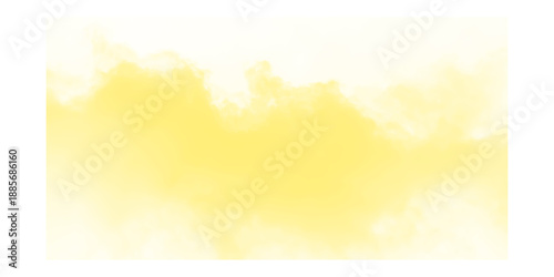 Obraz na płótnie Mysterious golden yellow clouds billow against a dark background Ethereal dreamy