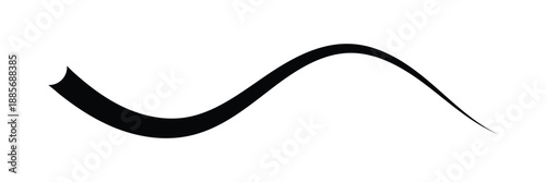 Swoosh line vector, underline swish, stroke swash swirl, curly hand drawn text calligraphic brush tail, black fireworks icon set isolated on white background. doodle decorative illustration in eps 10 