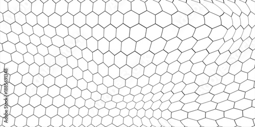 Hexagon pattern. Seamless background white and Gray, eps 10 modern.