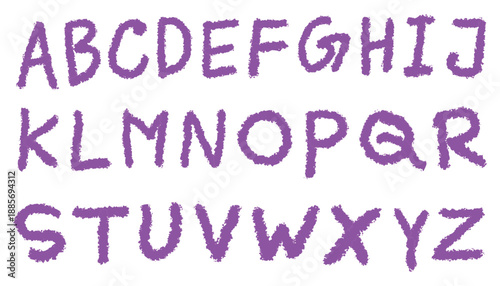 Doodle element art on white background. Kids doodle vector set. handwriting scribble alphabet, childish naive letter kit. ABC kindergarten print brushstroke texture, cute cartoon word, funny children 