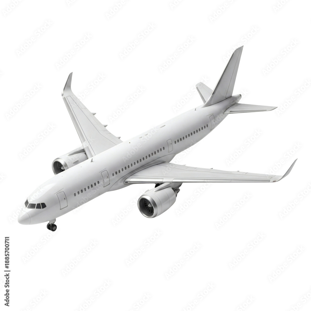 Obraz premium airplane on white
