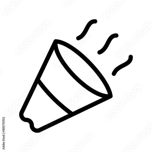 Festive Confetti icon set for celebrations, party graphics, achievements, and joyful UI moments