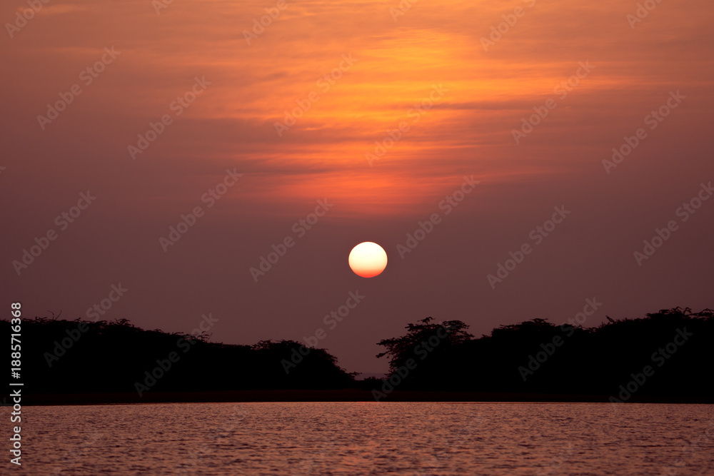 Obraz premium Sunset in the sky