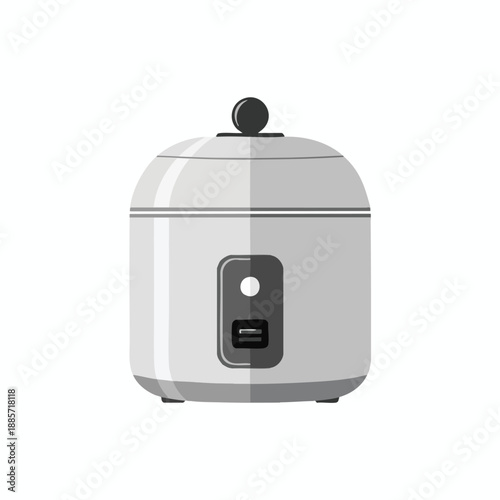 Modern Electric Pressure Cooker Illustration
