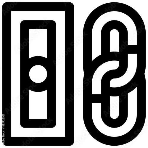 Debt. Editable stroke vector icon.