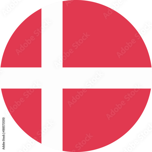 circle With Danish Flag vector shape Free Download circle With Danish Flag vector shape - GFXLoad