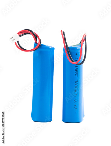 Rechargeable lithium ion batteries - li-ion cell batteries.