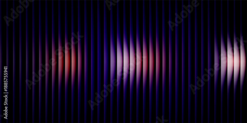 Abstract Digital EQ Music Equalizer. Sound Wave Design Element. Speaking Sound Wave Vector Illustration. Artificial Intelligence AI Assistant Voice Visualization.