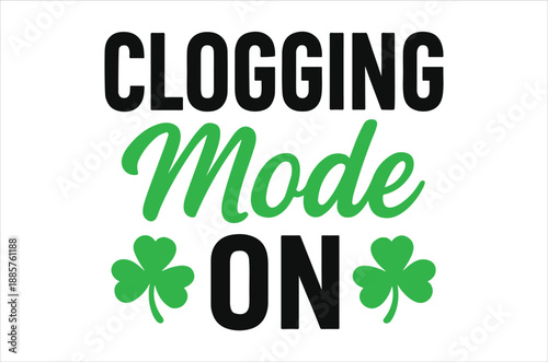 Basic RGBFun clogging dance mode activated with shamrocks
