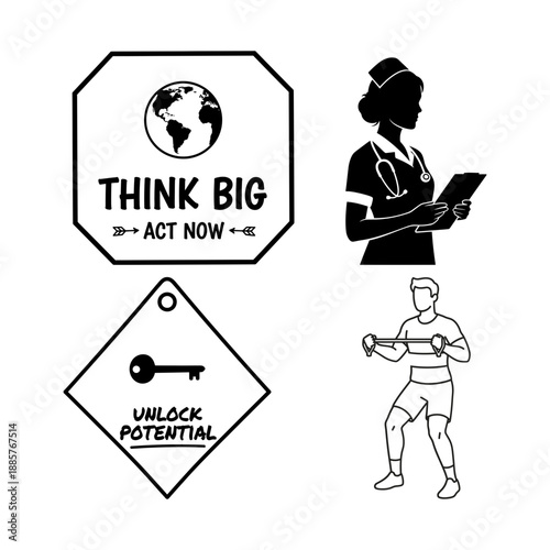 Welding worker Labour Day black and white set with build together move forward badge built by hands emblem and happy Labour Day text