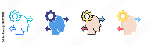 Wallpaper Mural Behavior icon set multiple style collection Torontodigital.ca