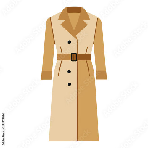 Classic beige trench coat