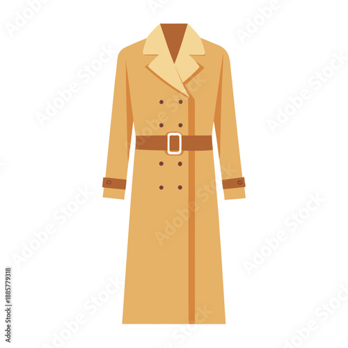 Classic trench coat with belt